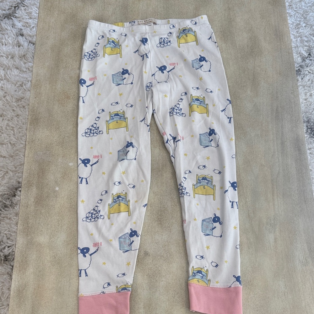 The Beaufort Bonnet Company Sheep and Bedtime Print Pajama Bottoms